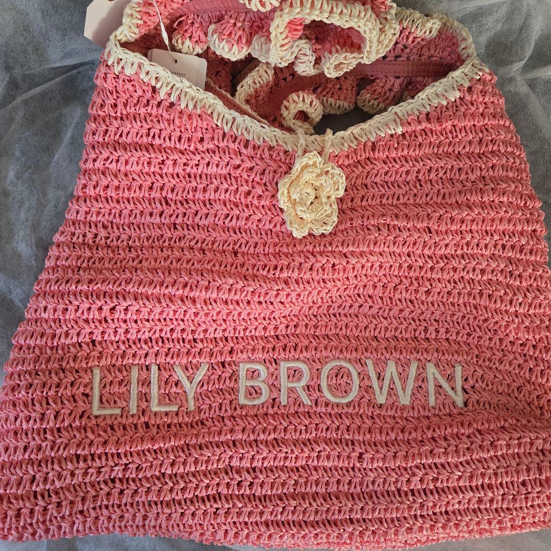 新品】リリーブラウン マリークワント/ペーパーラウンドフリルバッグ