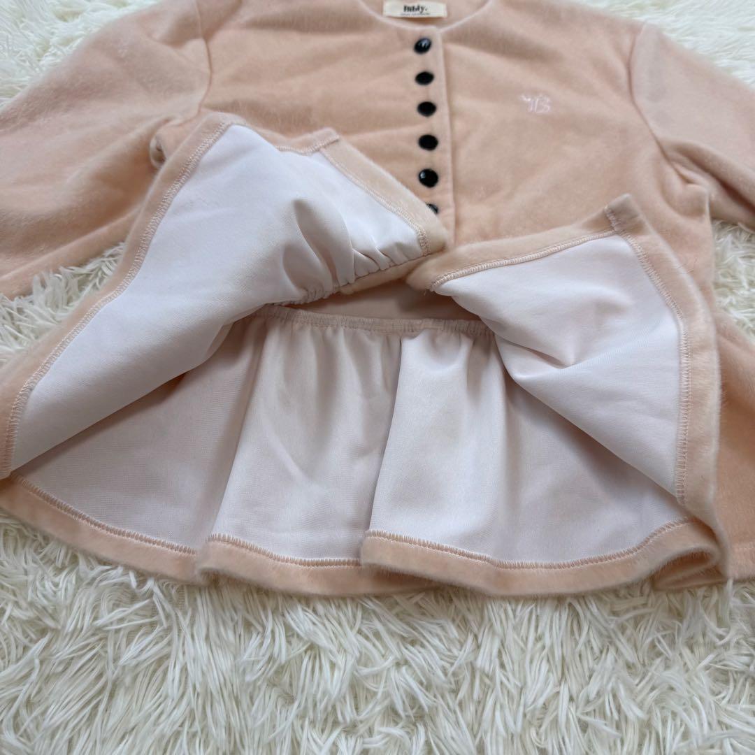 Bibiy ペプラムカーディガン pink - メルカリ