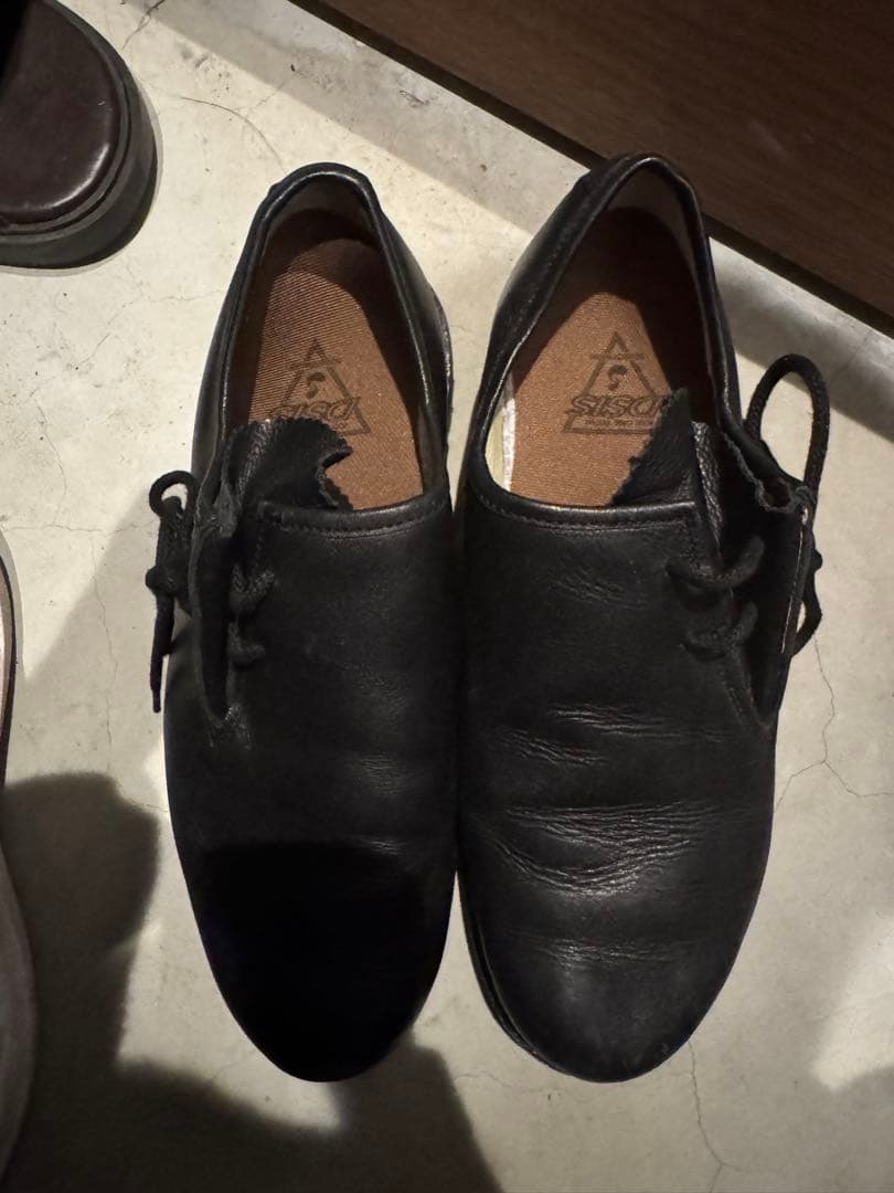 A*l様 チロリアンシューズ ハファールシューズ 黒27前後　古着 レザーシュー A*l様 チロリアンシューズ ハファールシューズ 黒27前後 古着 レザー