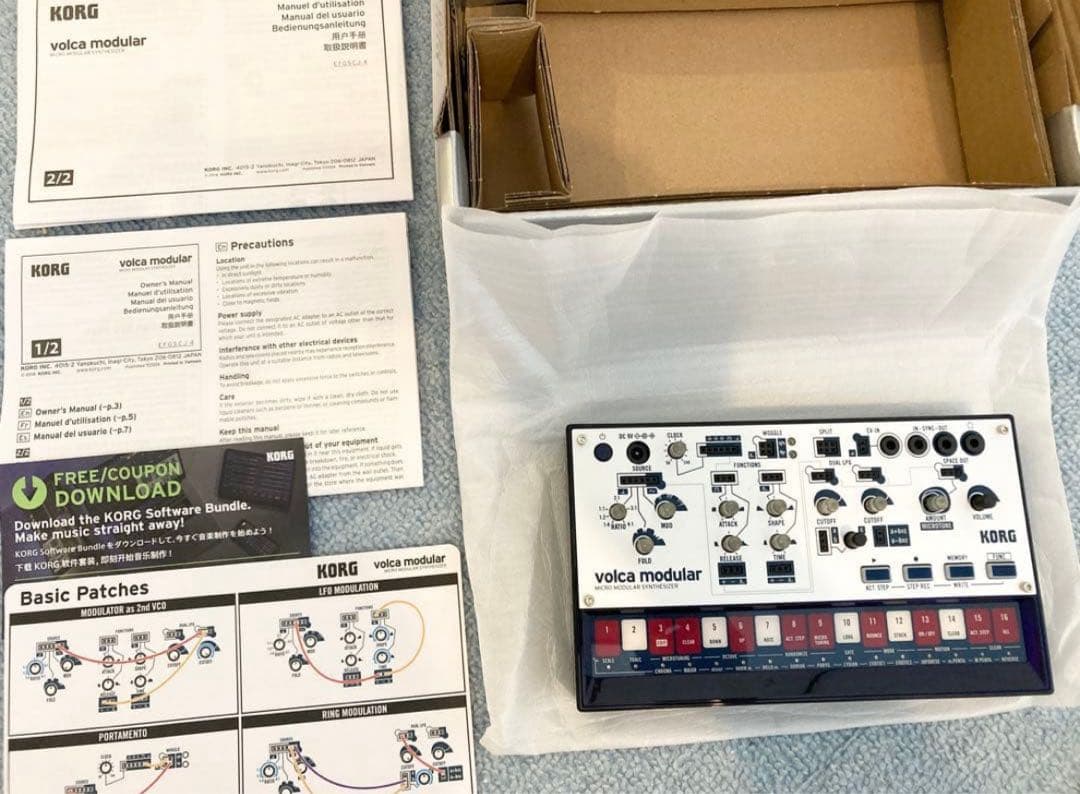 t*m様 KORG Volca modular 中古 ACアダプター付き