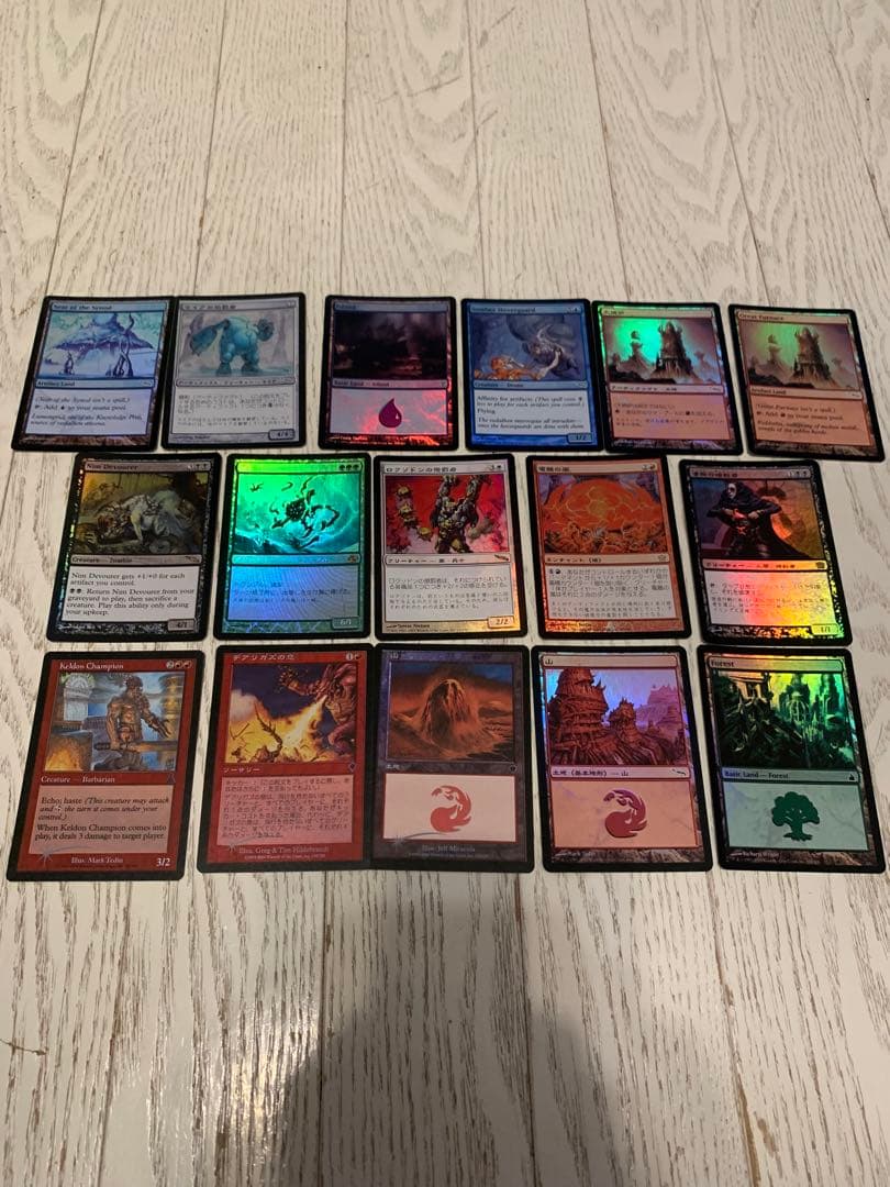 h*a様 MTG foil 16枚セット　旧枠あり MTGイニストラードリマスター収録の旧枠カード封入の仕組み！Foilは