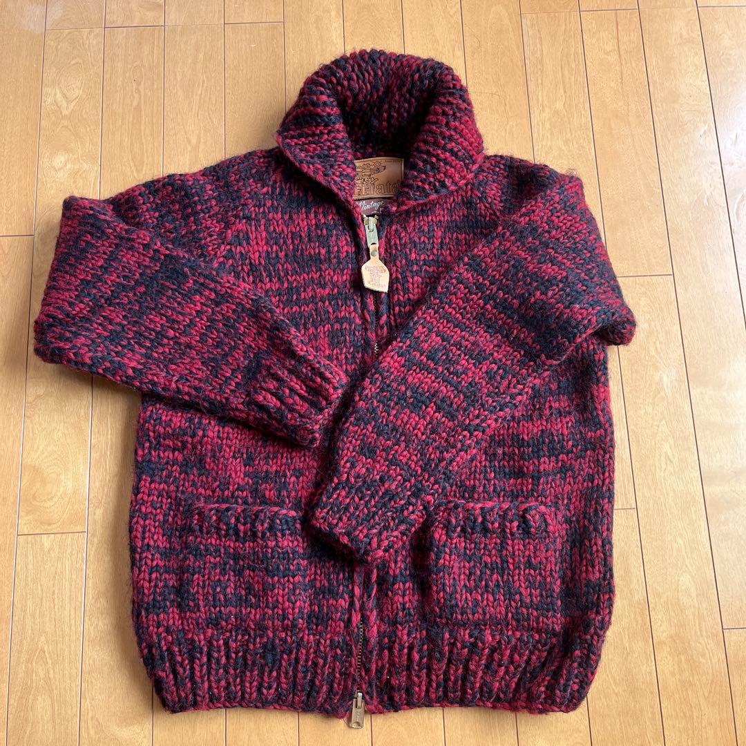 b*a様 KANATA ニットカーディガン　カナダ製 中古・古着通販】KANATA (カナタ) カウチンニットカーディガン