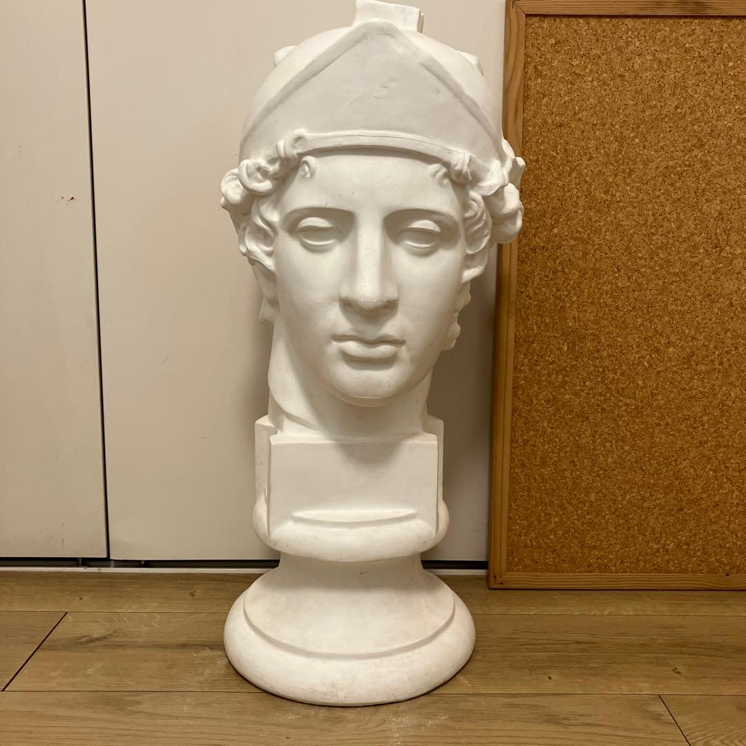 石膏像】青年マルス 首像 デッサン - メルカリ
