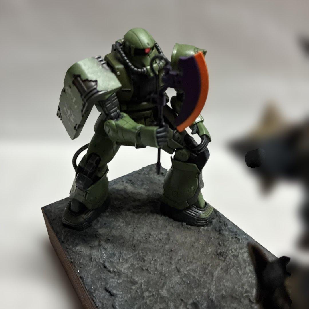 HG 1/144ククルス・ドアンザク VS 高機動型ザクエグベ機 完成品