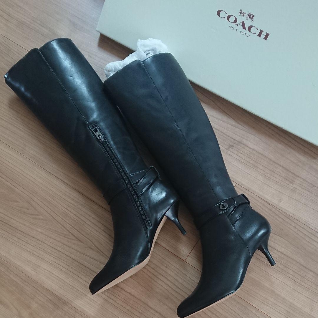 新品未使用○COACHコーチ○ロングブーツ ○￥101520