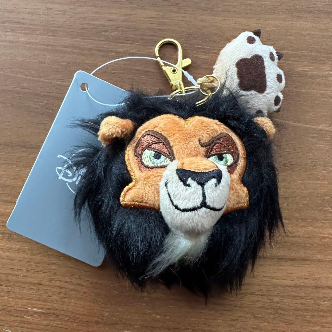ディズニーストア ライオンキング スカー ぬいぐるみキーホルダー