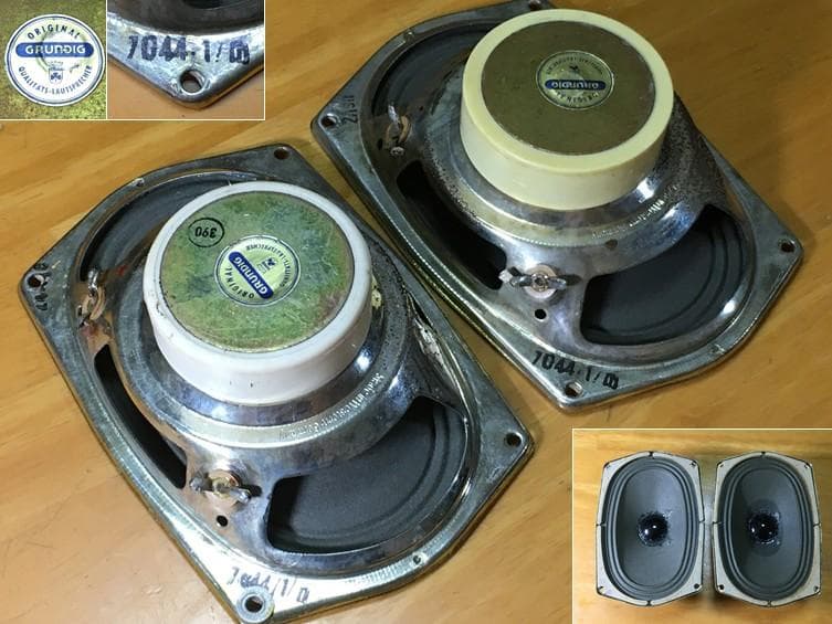 Grundigビンテージ105x155mm口径フルレンジユニット7044/1ペア Grundigビンテージ105x155mm口径フルレンジユニット7044/1ペア - メルカリ