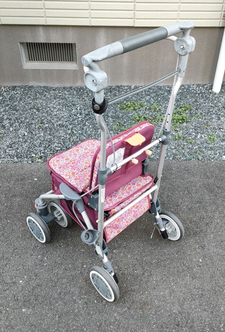 幸和製作所 花柄 シルバーカー テイコブ カゴノアM SLM05 歩行介助