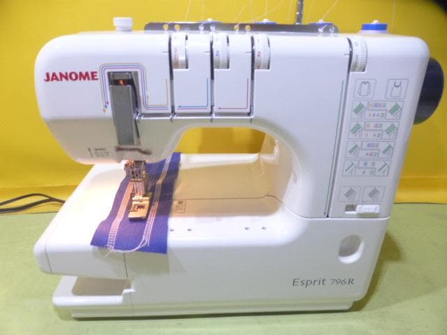 ❤️❤️超美品☆ジャノメ カバーステッチ専用機Esprit 796R型☆51t