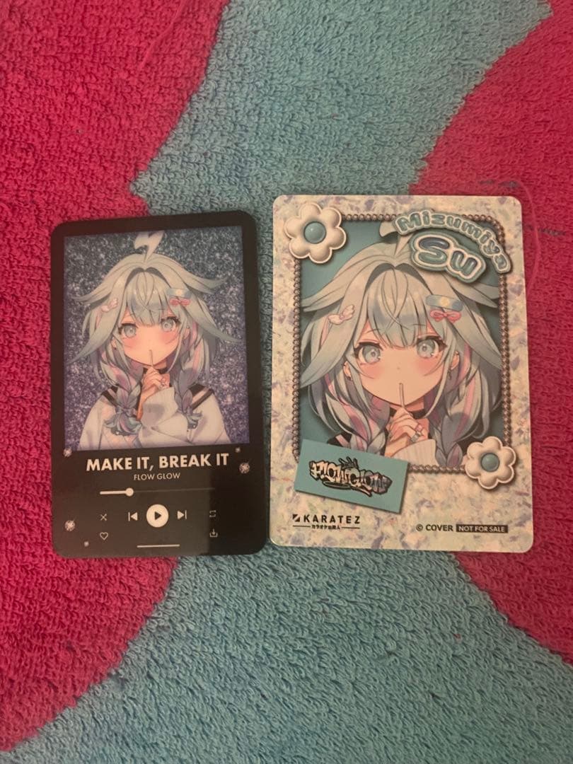 水宮枢 ミュージックプレイヤー風カード ホロライブ 水宮枢 カラオケの