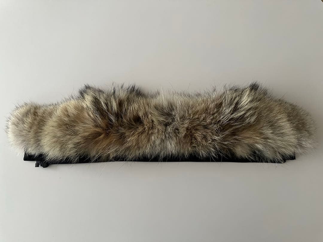 純正・極美品】カナダグース ファー単体 シャトー ブラックレーベル