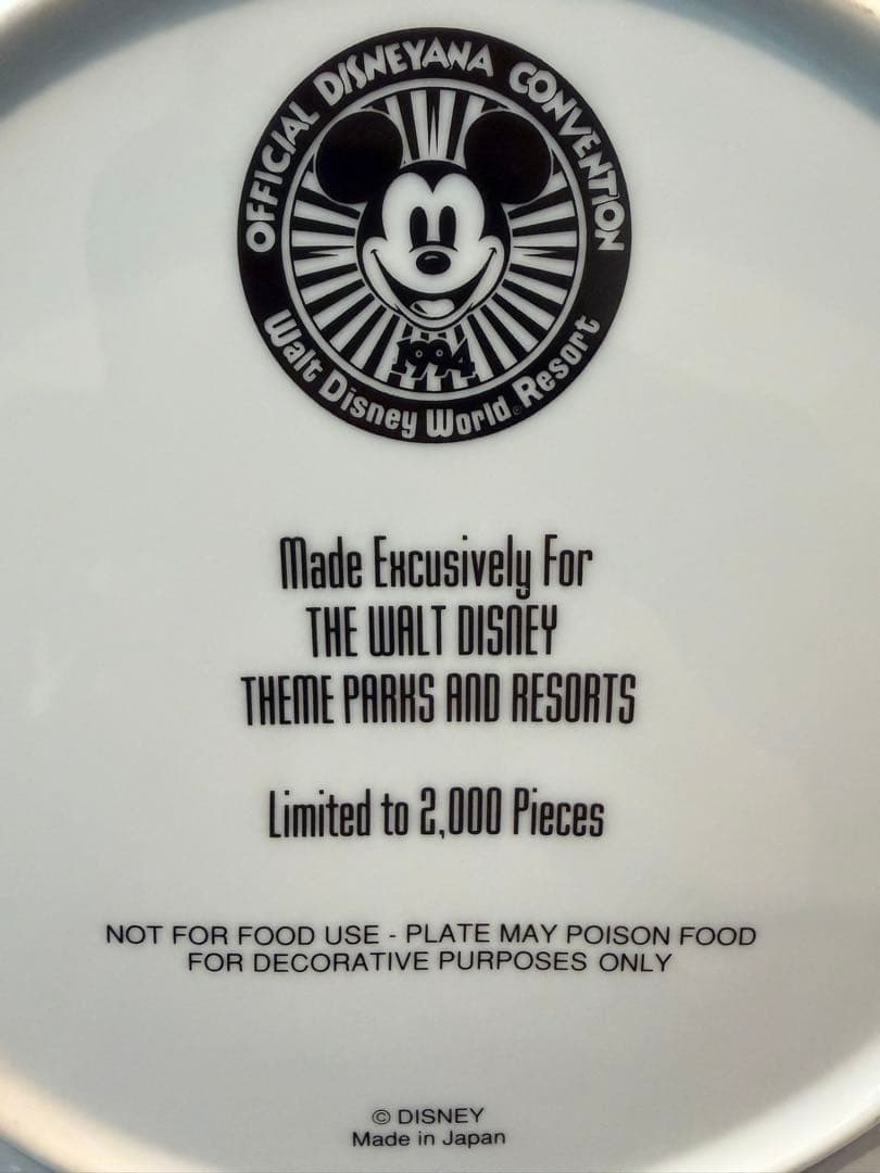 2000枚限定品 ミッキーマウス 魔法使い 絵皿 - メルカリ