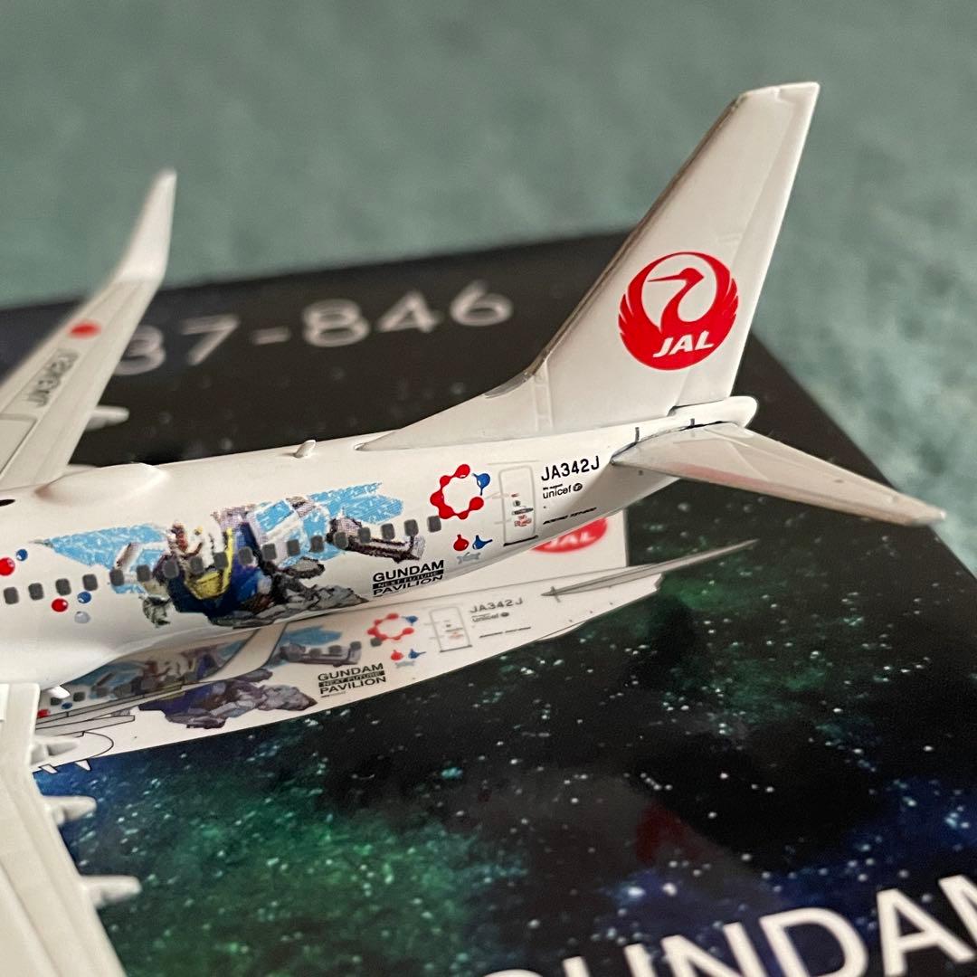 JAL 737-800 ガンダム EXPO JA342J ph 1:400 - メルカリ