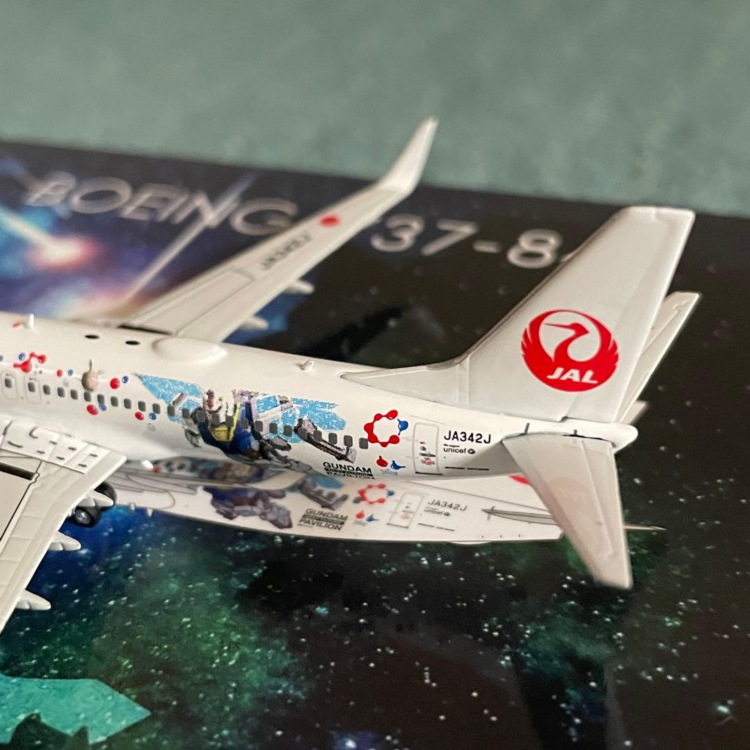 JAL 737-800 ガンダム EXPO JA342J ph 1:400 - メルカリ
