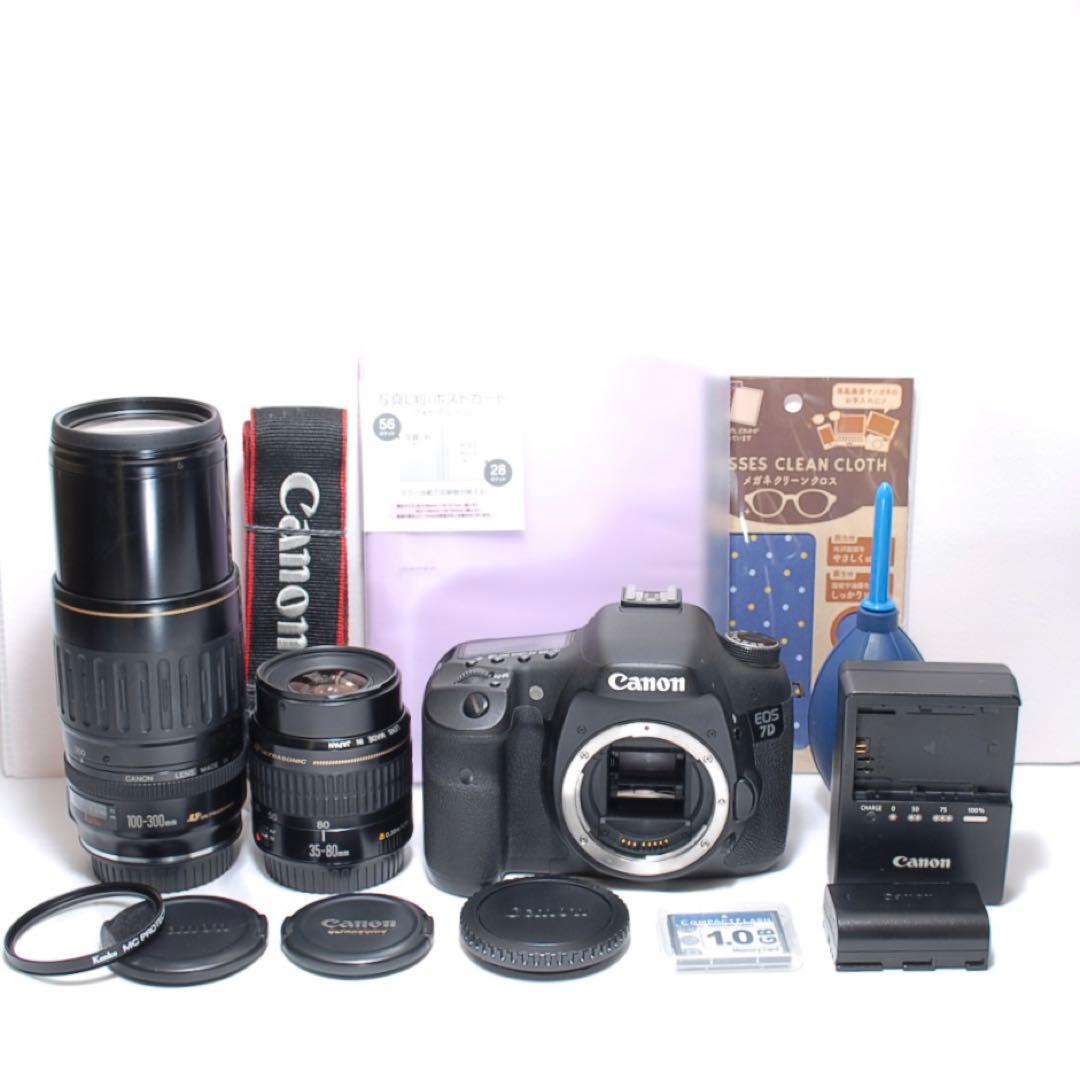 ✨ハイアマチュアに✨Canon EOS 7D✨ダブルレンズ✨超望遠レンズ