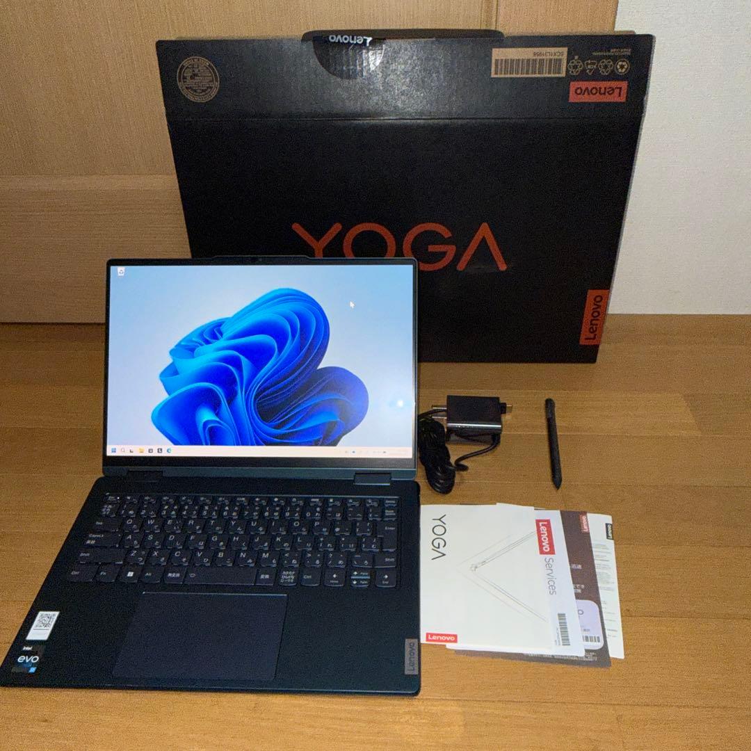 美品 Lenovo Yoga7 Gen8 i7/16G/512G デジタルペン Yoga 7 8. Nesil (16″ AMD) |Gücünü AMD'den alan 2'si 1 arada akıllı