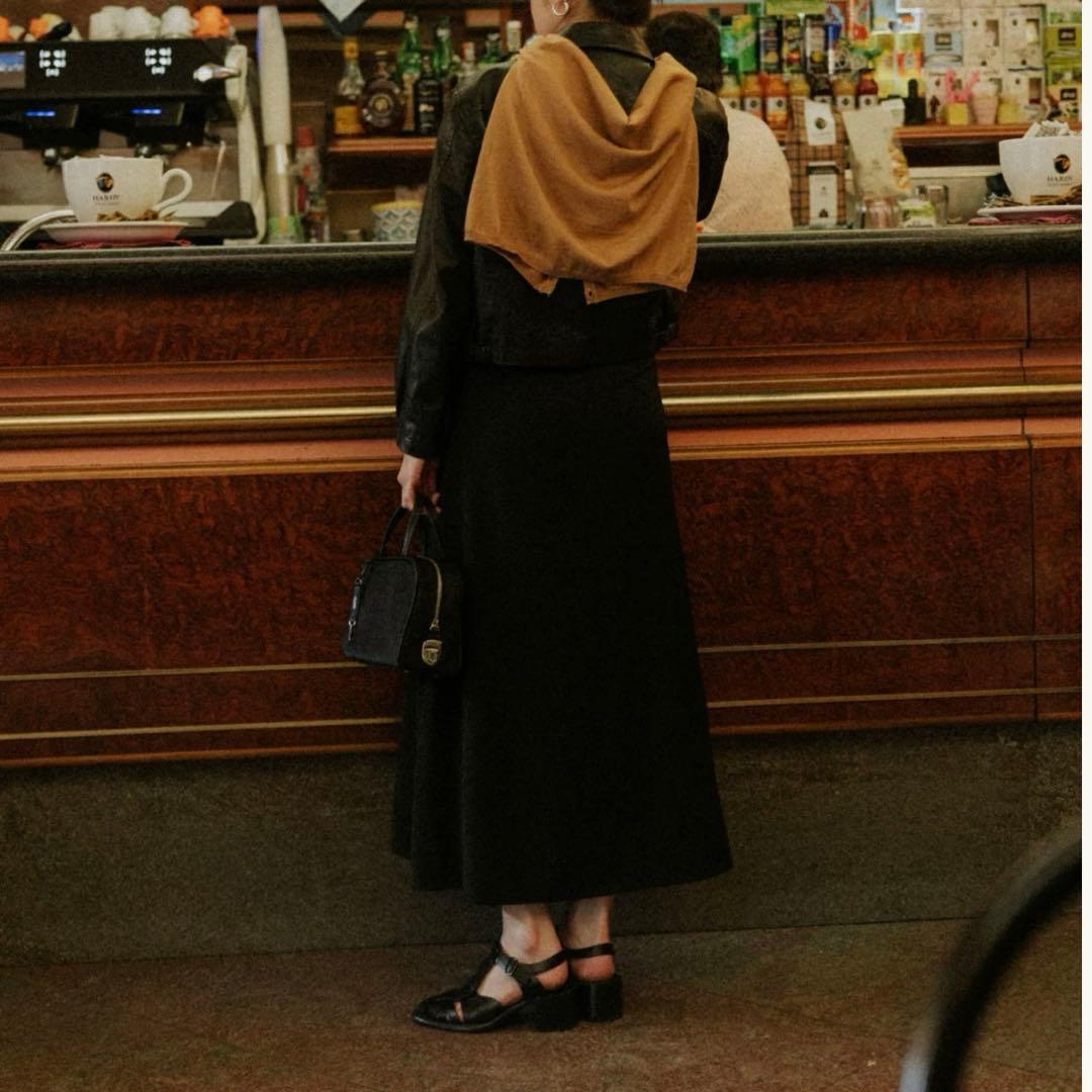 tout y est トゥティエ ロケナイロンスモールバッグ ブラック 黒