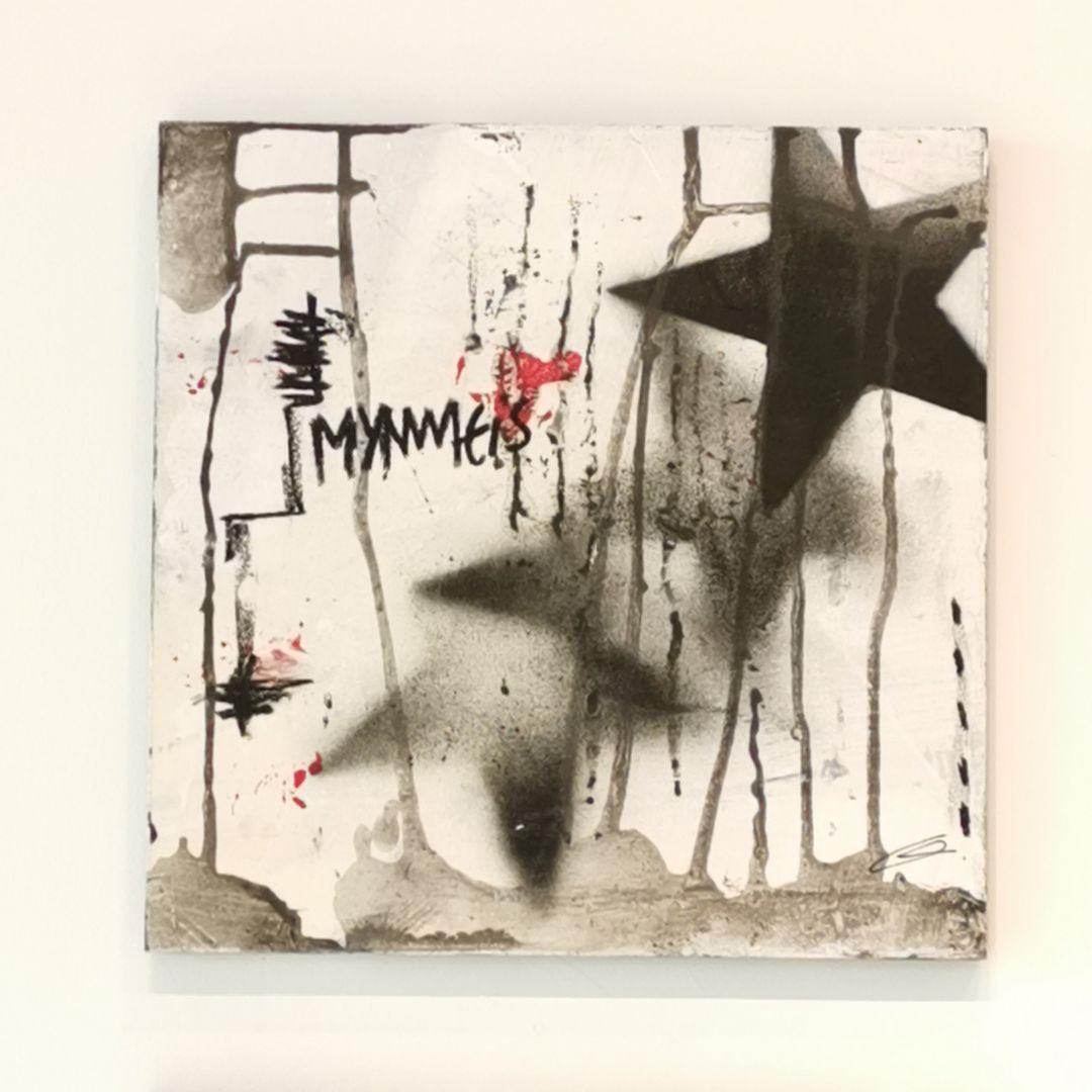 ノイシュバンシュタインの太陽画家小楠アキコ作品アクリル絵の具F10号