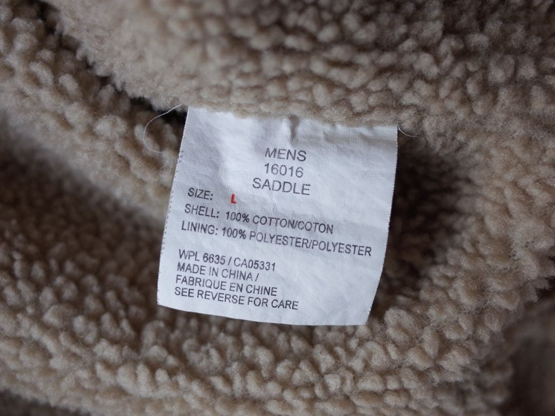 Woolrich ウールリッチ 裏ボア コットンベスト ジップアップ カーキ茶