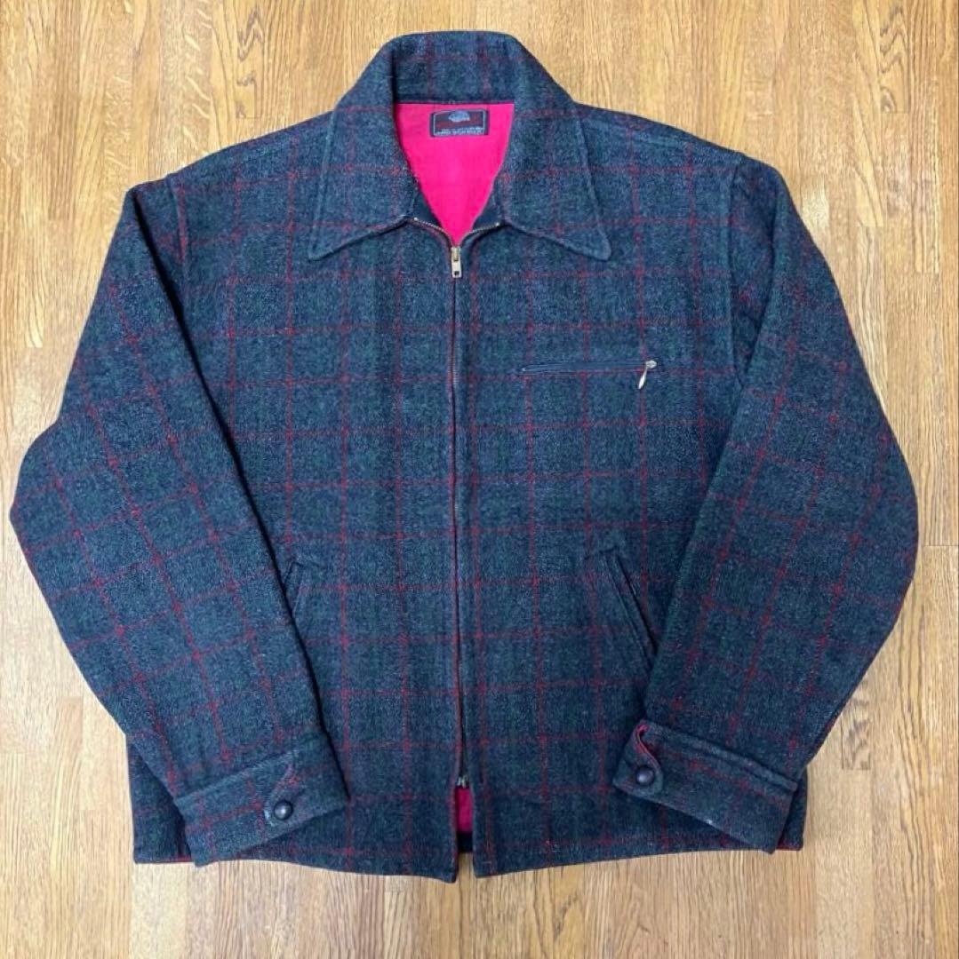 70's JOHNSON WOOLEN MILLS ウールスポーツジャケット - メルカリ
