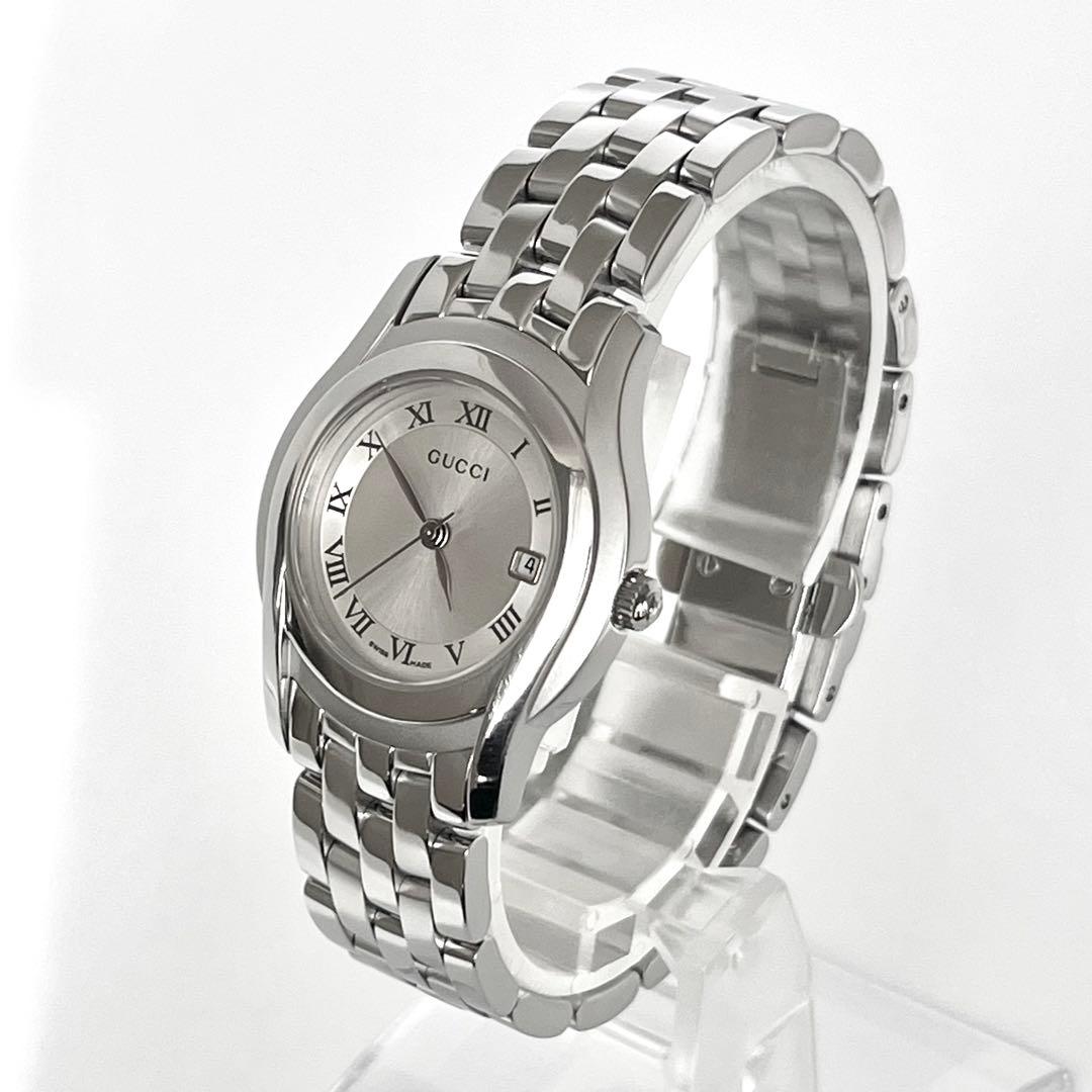 グッチ GUCCI 5500L レディース腕時計 磨き済み 電池新品 s2246 - メルカリ