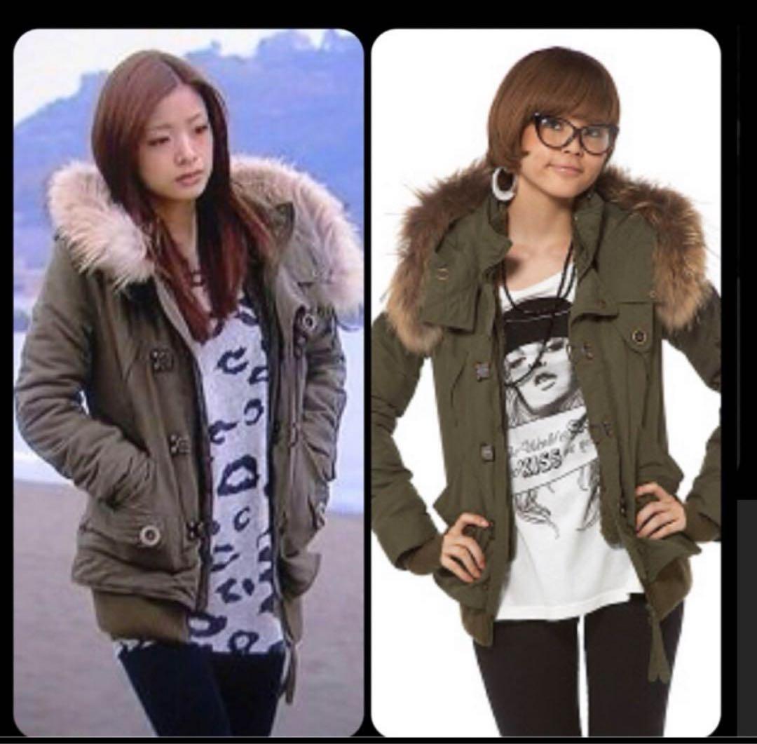 専用☆上戸彩 SLY N3B モッズコート ミリタリー ロング ファー - メルカリ