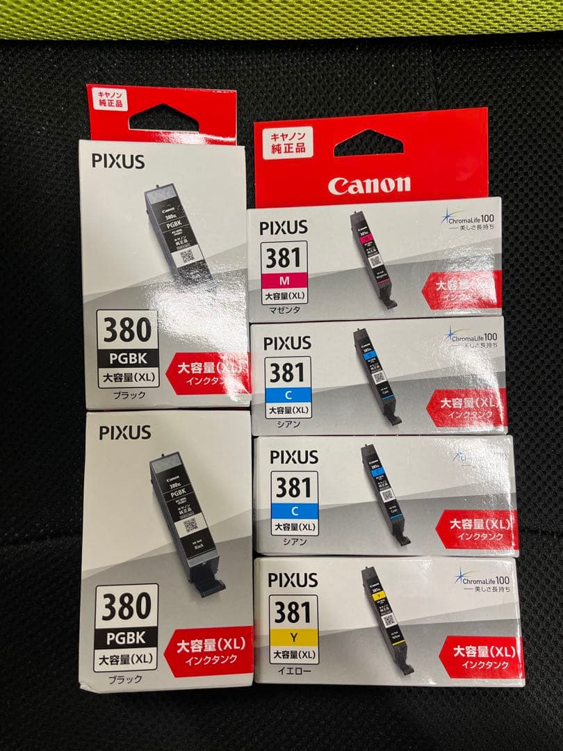 Canon 純正インク bci-380xl.bci-381xl ６個セット Amazon.co.jp: キヤノン Canon 純正 インクカートリッジ BCI-381(BK/C