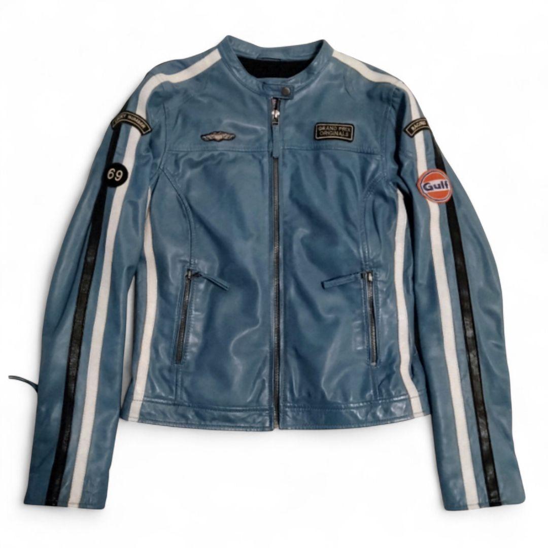 ガルフ GULF レーシングジャケット レザージャケット ライダース