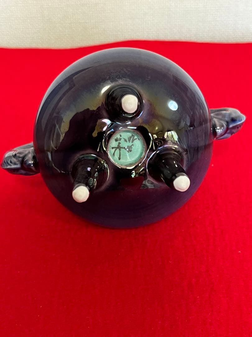 人間国宝 柳雨軒 三代 徳田八十吉(正彦銘) 彩釉 香炉 管理T212 - メルカリ