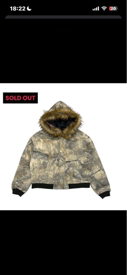 9s projectリアルツリーファイヤーマン 9sproject FUR ZIP HOODIE