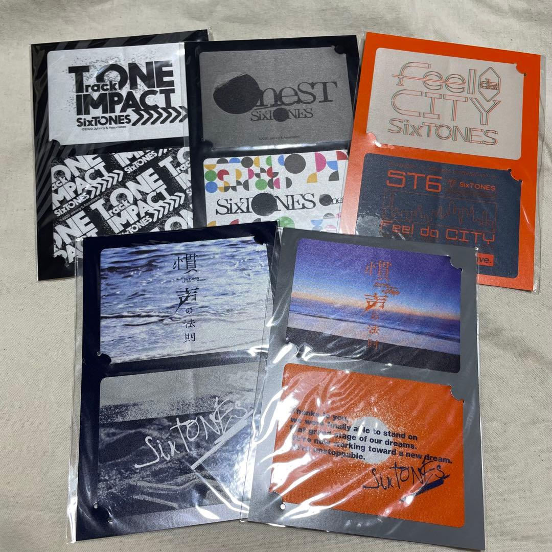 新品未使用】SixTONES ツアーステッカー まとめ売り - メルカリ