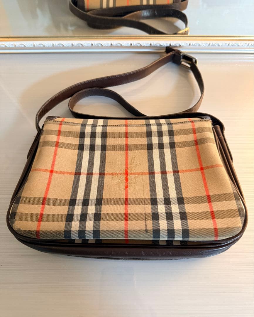 nochiko さま専用】オールドバーバリー ショルダーバッグ - メルカリ