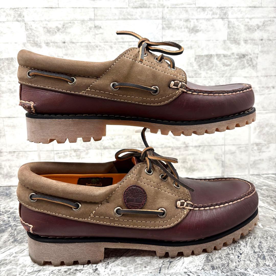 【極美品】 ティンバーランド スリーアイ クラシック 25.5cm バーガンディ