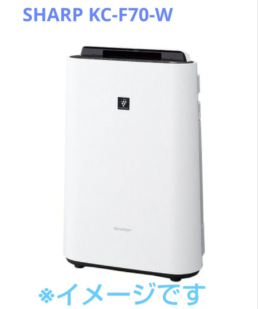 SHARP KC-F70-W 空気清浄機 製品トップ | KC-F70 | 加湿空気清浄機/空気清浄機：シャープ