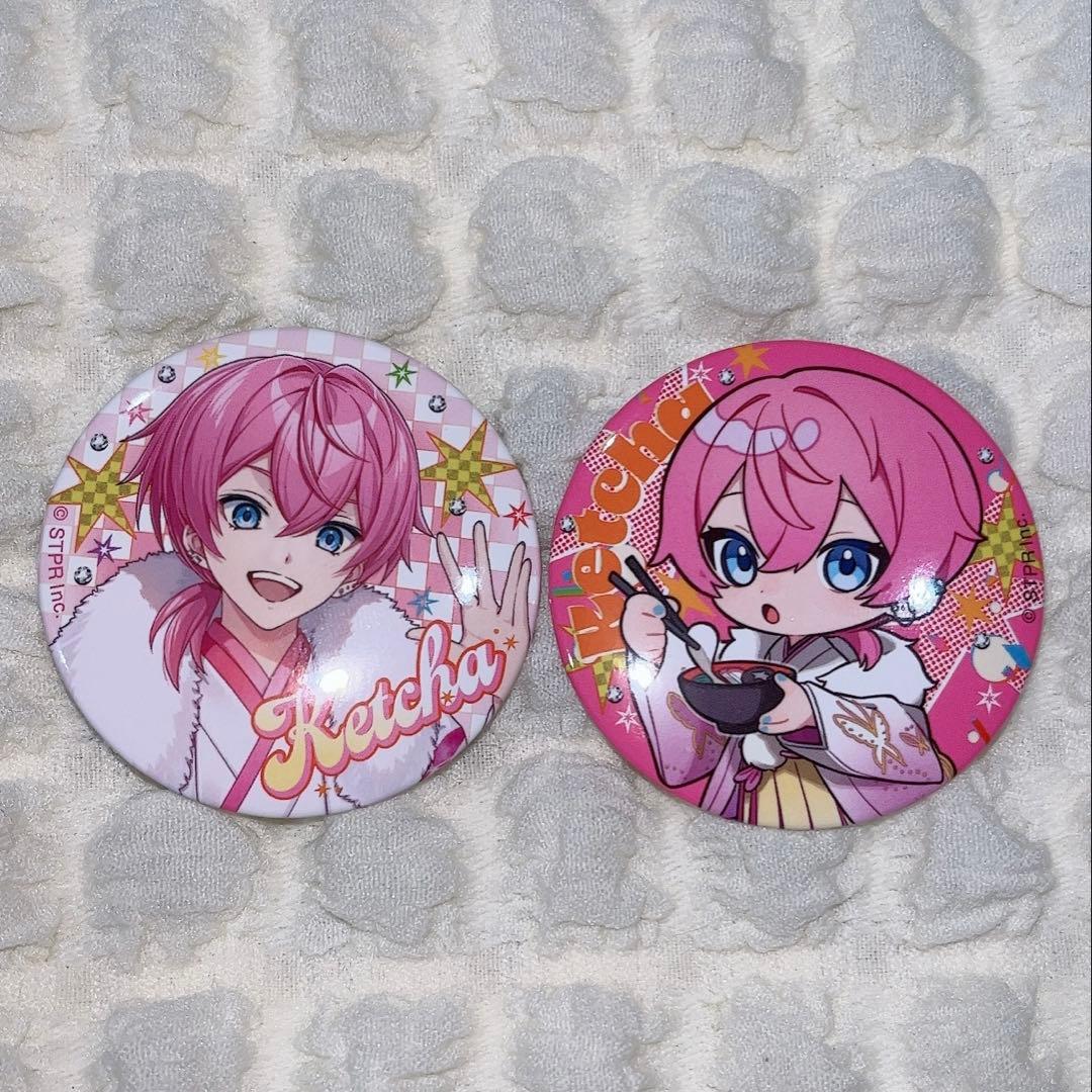 アンプタックカラーズ けちゃ 缶バッジ - メルカリ