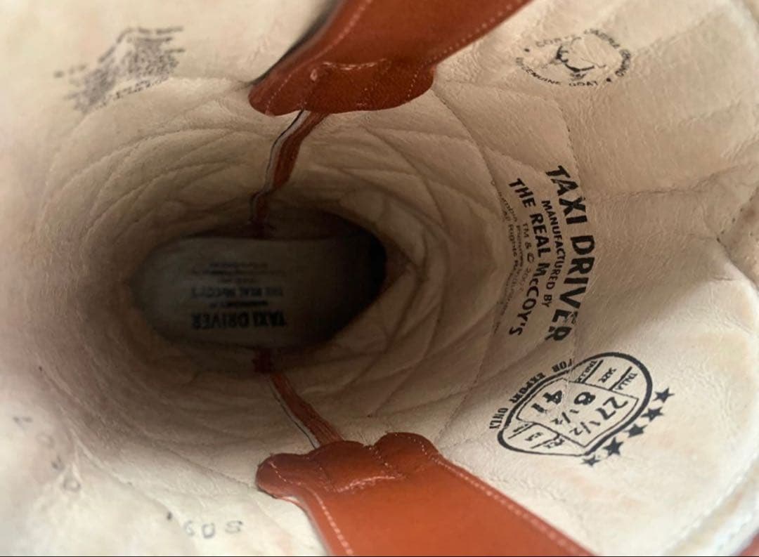 美品 リアルマッコイズ ウエスタンブーツ TAXI DRIVER 27.5 EE - メルカリ