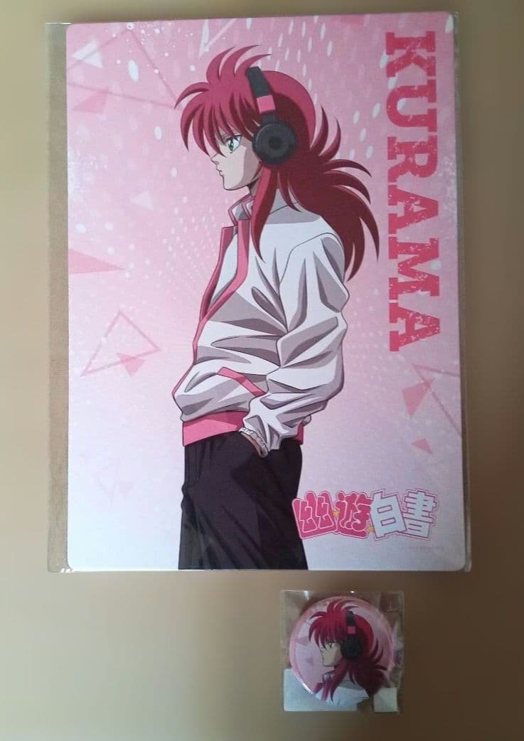 幽遊白書 webくじ 蔵馬 缶バッジ ビジュアルパネル - メルカリ