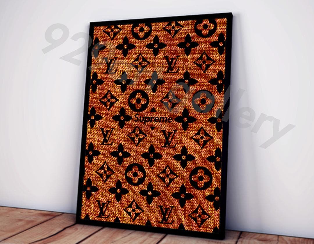 LOUIS VUITTON type☆オマージュアートインテリアポスター＃51 LOUIS VUITTON type☆A4額装済オマージュアートインテリアポスター#905