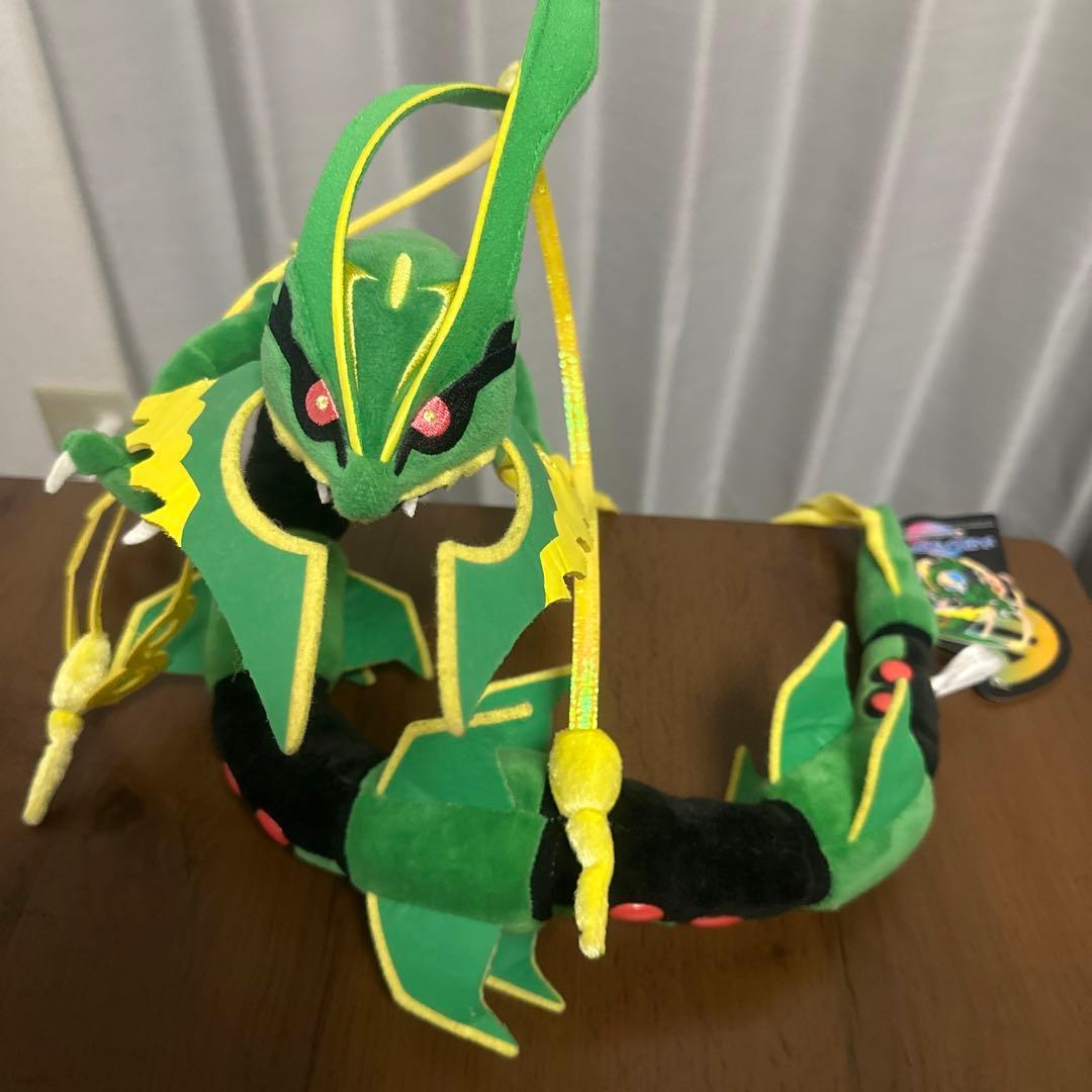 ポケモンセンター メガレックウザ ぬいぐるみ - メルカリ