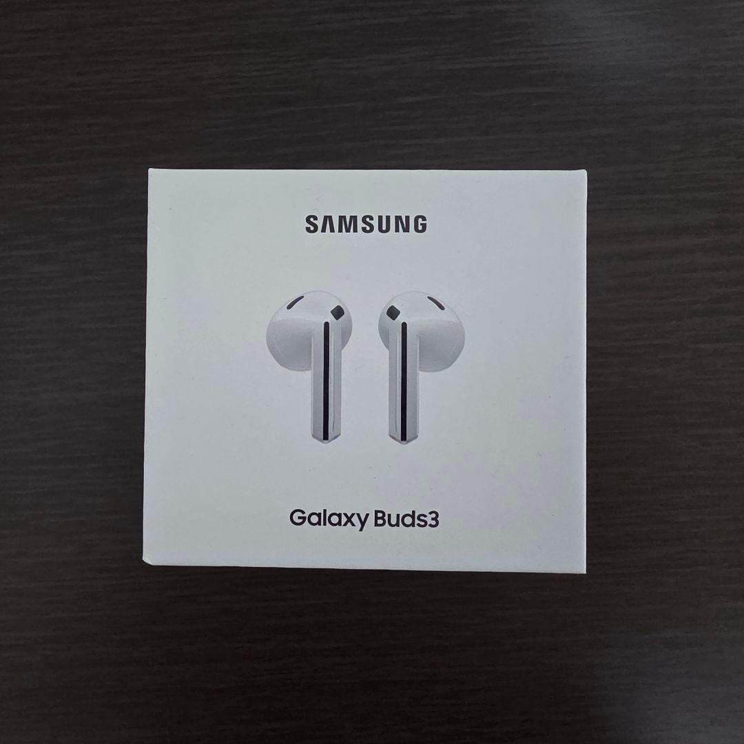 【新品未開封】Samsung Galaxy Buds3 ワイヤレスイヤホン SAMSUNG（サムスン） Galaxy Buds3 シルバー ノイズキャンセリング対応