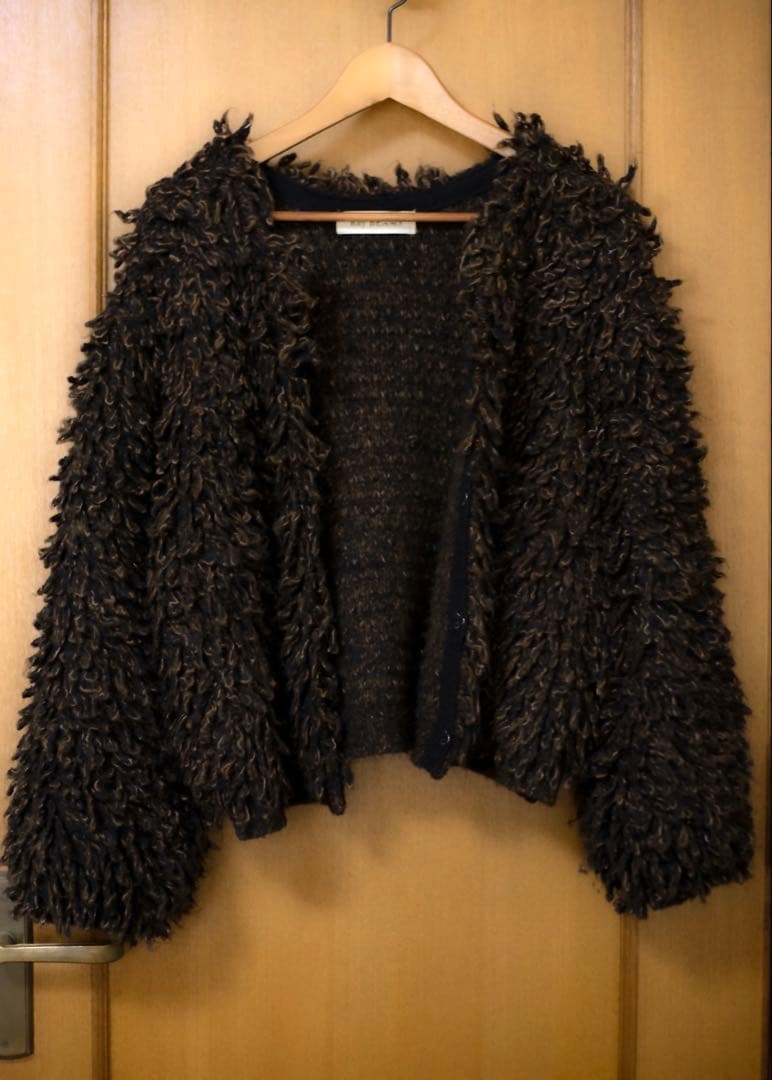 じ*ん様 【Ray BEAMS】ミックス ループ編み ニット ジャケット - メルカリ