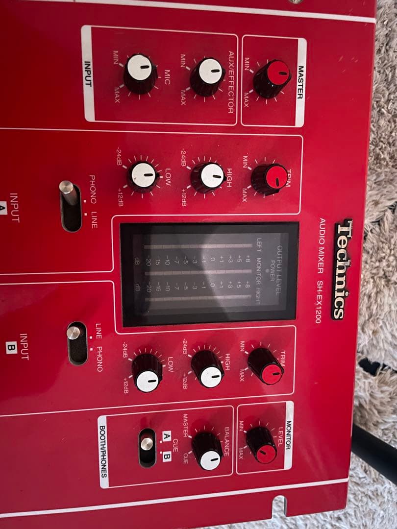 限定カラー】Technics DJミキサー SH-EX1200 レッド DMC - メルカリ