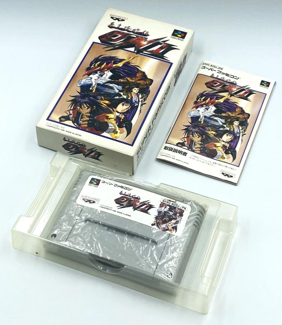 SFC 『 幕末降臨伝 ONI 』 箱 説明書付き スーパーファミコン - メルカリ