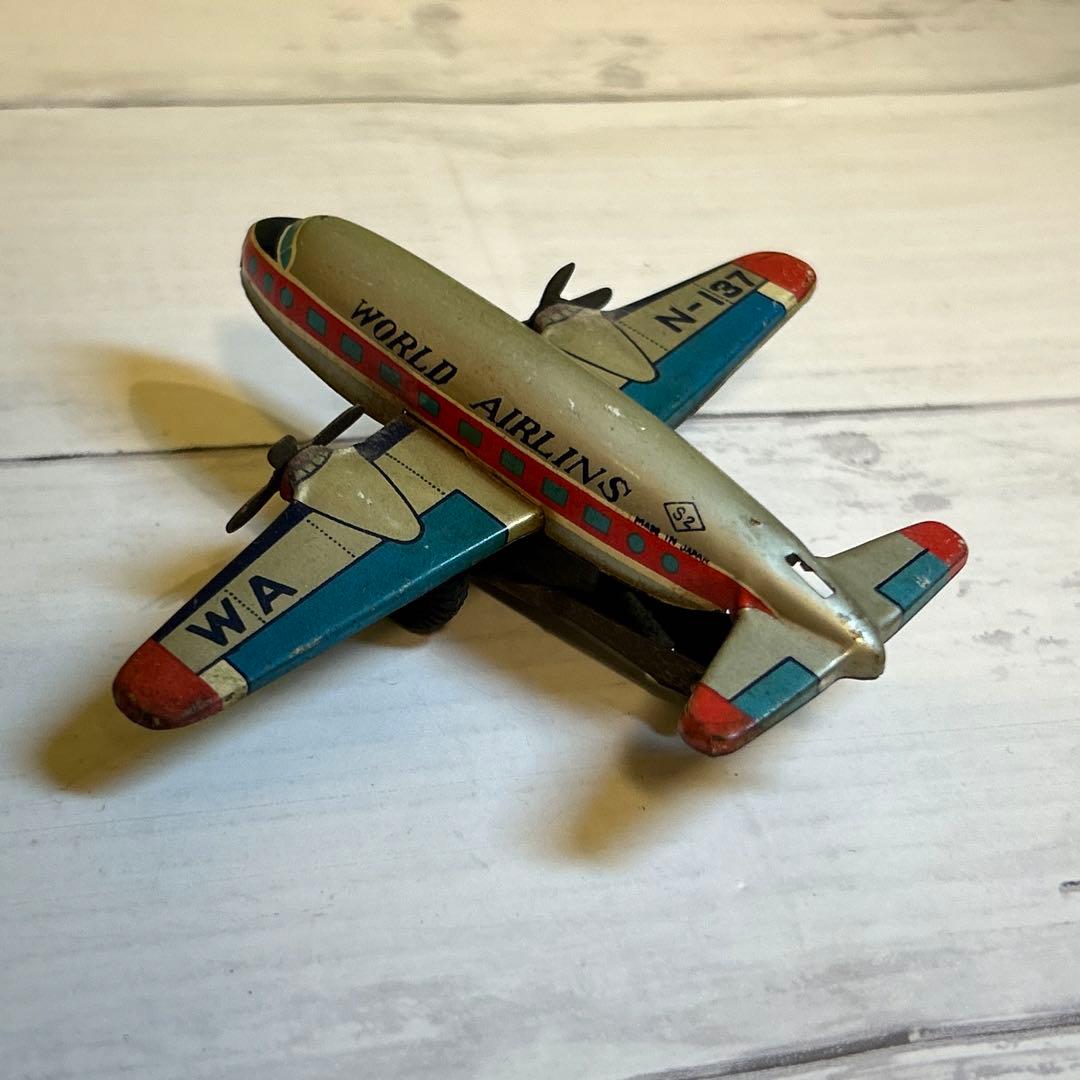 昭和レトロ ブリキ おもちゃ 飛行機 - メルカリ