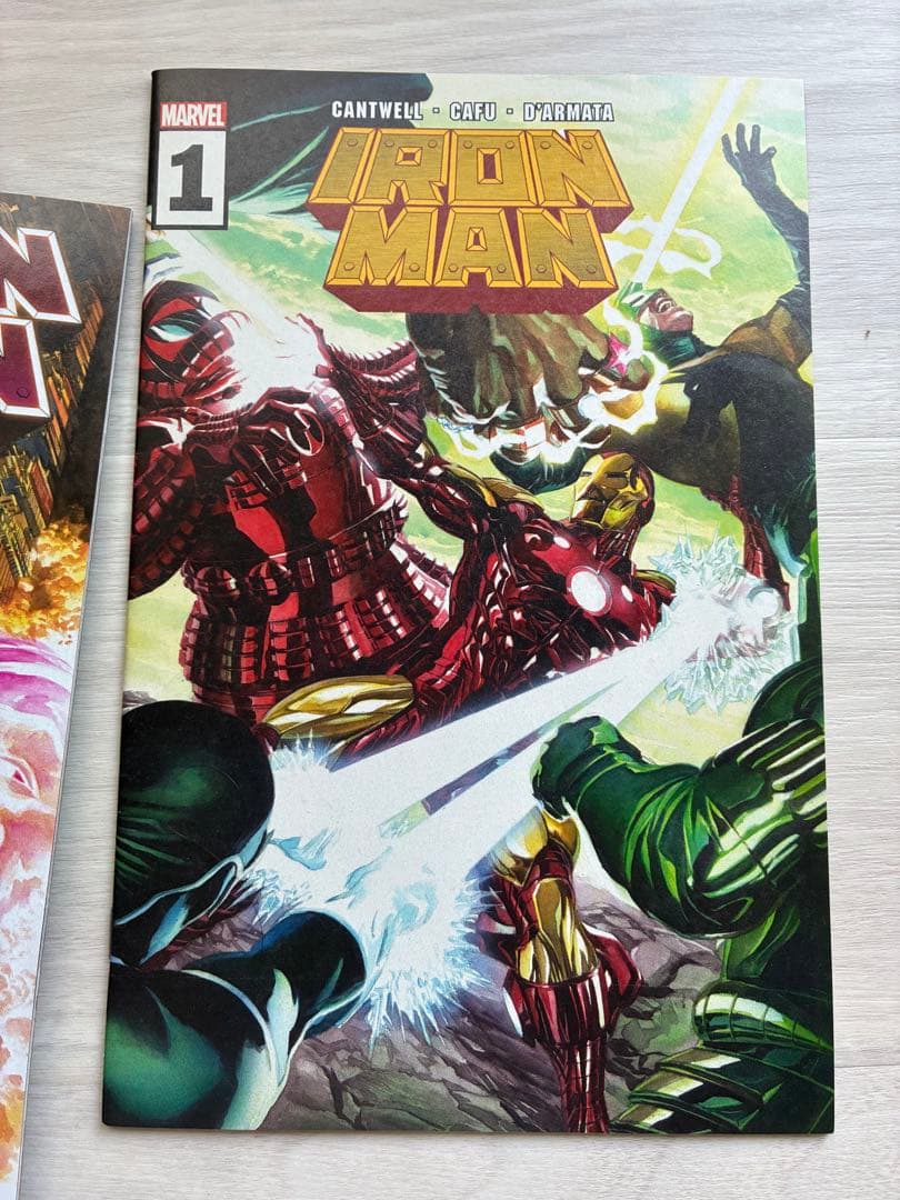 アメコミ Iron man #1-10 Alex Ross スパイダーマン