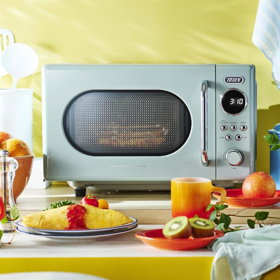 【Toffy/トフィー】 電子レンジ K-DR3 コンパクト 16L フラット Toffy トフィー 電子レンジ K-DR3 | デザイン家電,キッチン家電