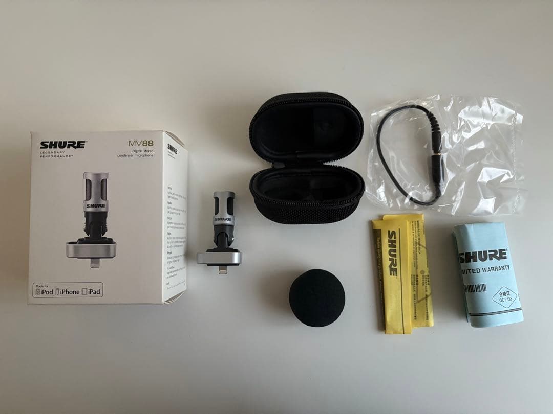 shure シュア　MV88 iPhone用　マイク MV88 - USB-C Stereo Microphone - Shure USA