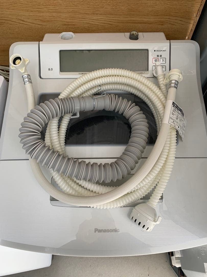2021年製美品Panasonic 縦型洗濯機 8.0kg ホワイト 本体