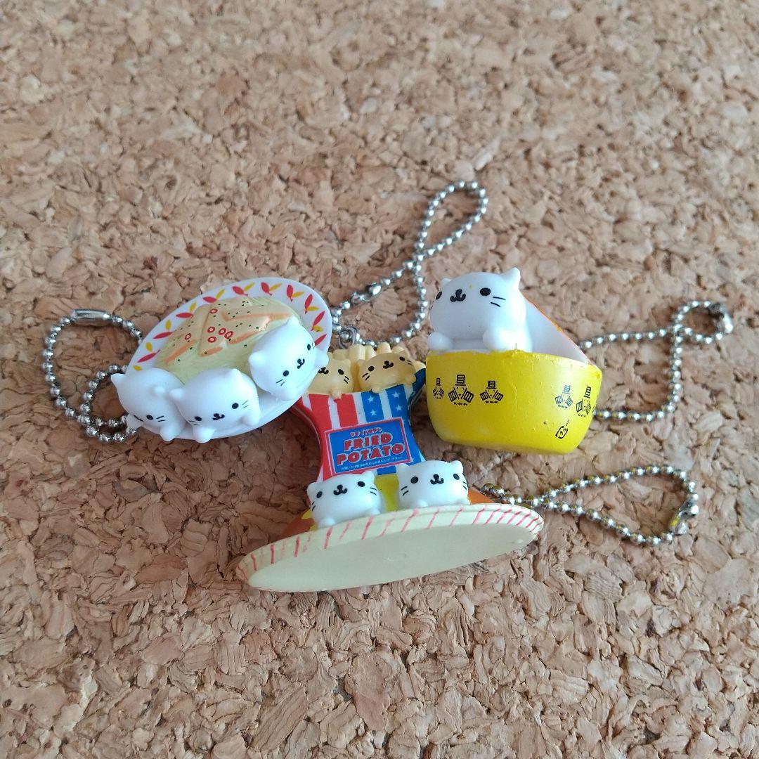 d*9様 にゃんにゃんにゃんこ キーチェーン 17個セット - ストラップ