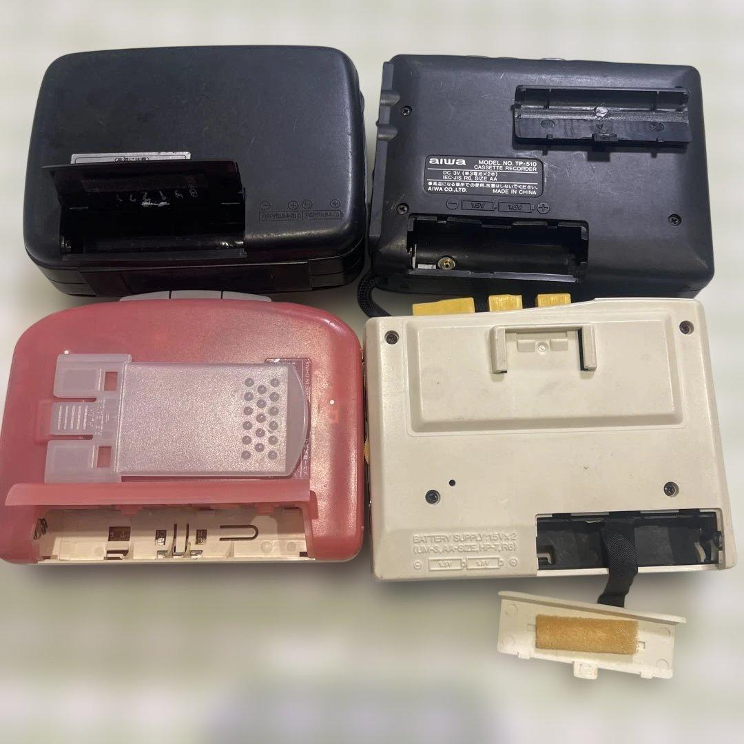 カセットプレーヤーセット Aiwa, ASDEC, twinbird ジャンク - メルカリ